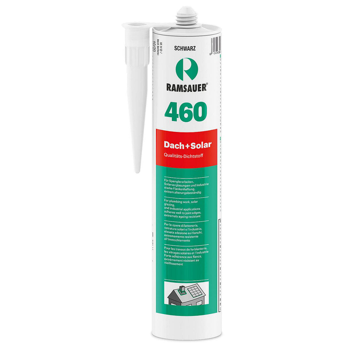 Mastic Dach + Solar 460 transparent neutre réticulant 310ml cartouche