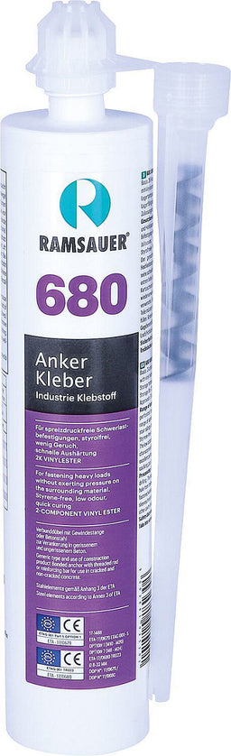Mortier composite haute performance (2C) RAMSAUER Anker Kleber 680, cartouche 280ml