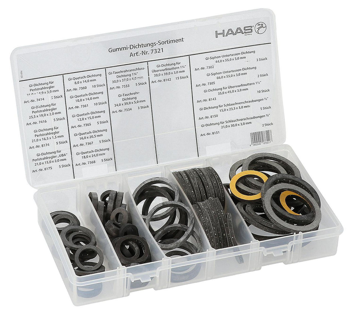 Boîte à joints, assortiment de joints 100 pièces