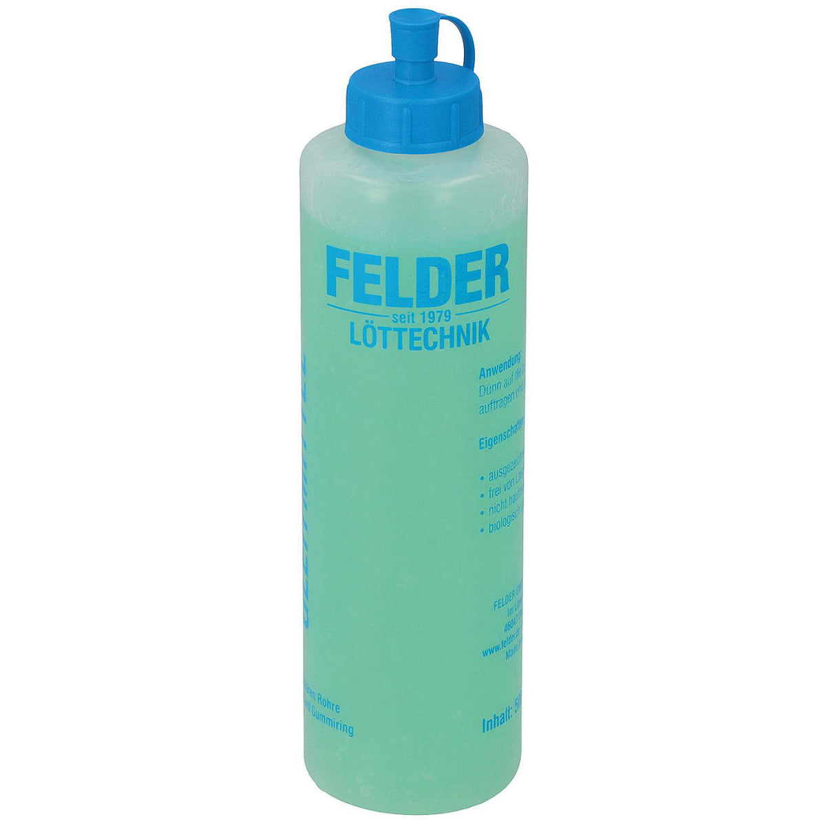 Lubrifiant pour manchon enfichable vert FELDER - flacon doseur 500 ml