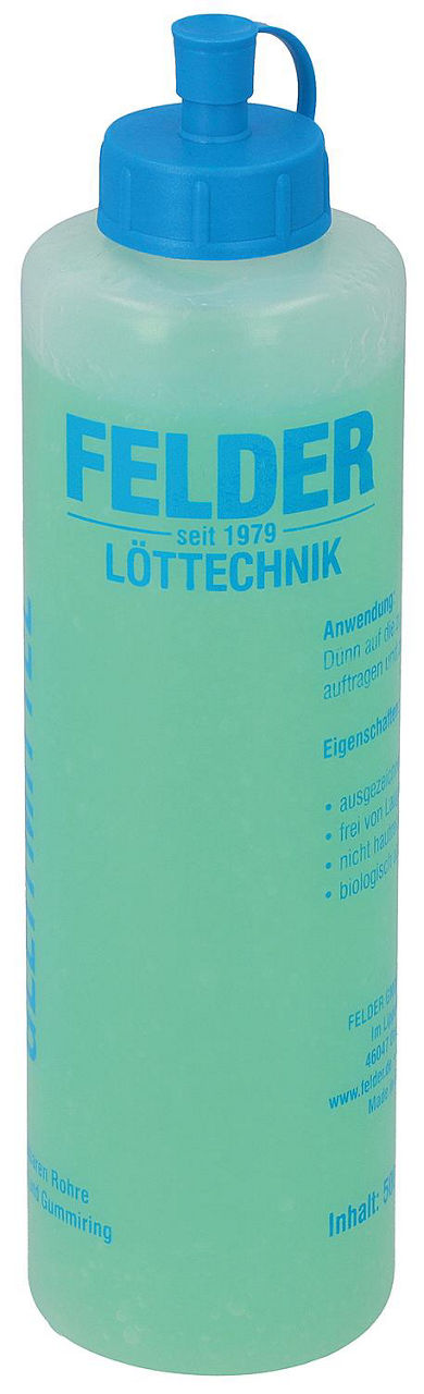 Lubrifiant pour manchon enfichable vert FELDER - flacon doseur 500 ml