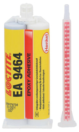 Colle structurale époxy 2K Loctite EA 9464 (Hysol), cartouche double 50 ml / 67 g
