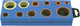 Assortiment universel de joints pour installations gaz et eau Réf. 9000, contenu 206 pièces