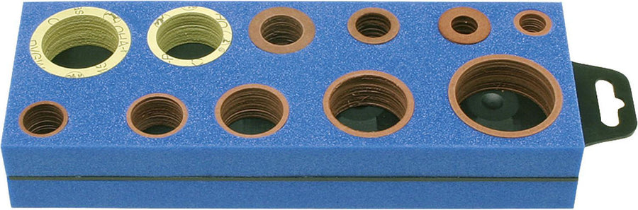 Assortiment universel de joints pour installations gaz et eau Réf. 9000, contenu 206 pièces