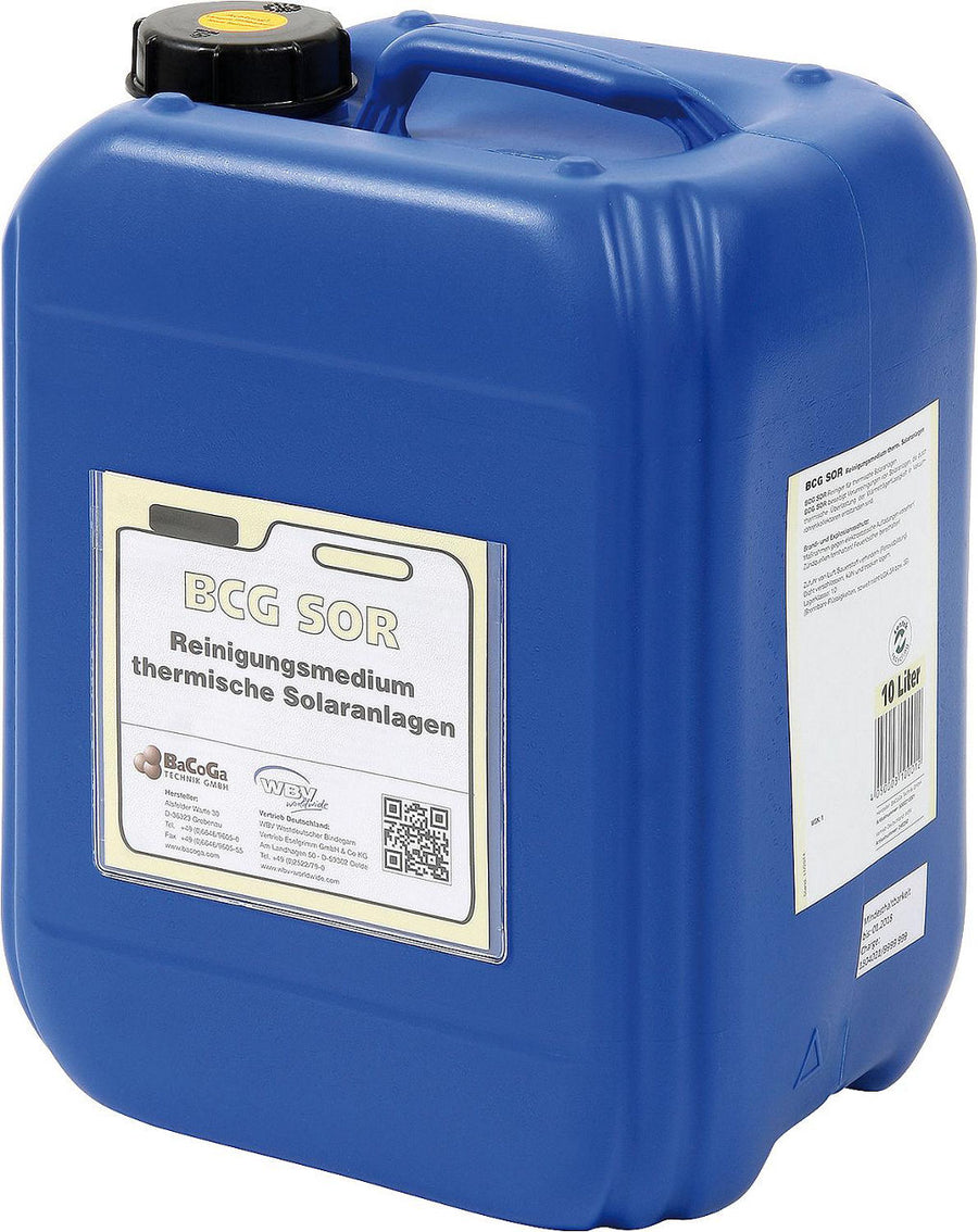 Nettoyant pour installation solaire BCG SOR, 10 L