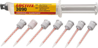 Adhésif instantané (2K) LOCTITE 3090 (7 buses de mélange incluses) Cartouche de 10g