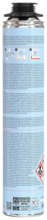 Mousse de montage pour puits PUBS 750 B2, 750 ml