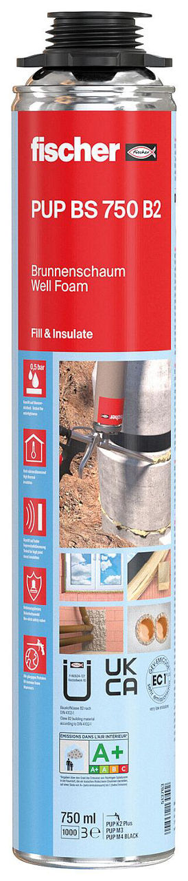 Mousse de montage pour puits PUBS 750 B2, 750 ml