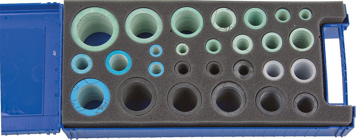 Mallette de joints professionnelle pour sanitaire, chauffage et solaire - 675 pièces