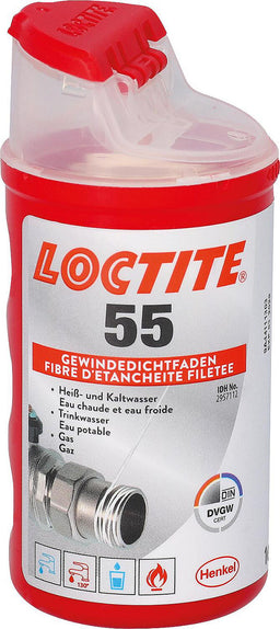 Kit promo vanne de raccordement d'appareil 1/2" + 1 ruban d'étanchéité pour filétage Loctite 55