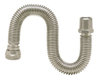 Flexible ondulé en acier inoxydable extensible, forme stable