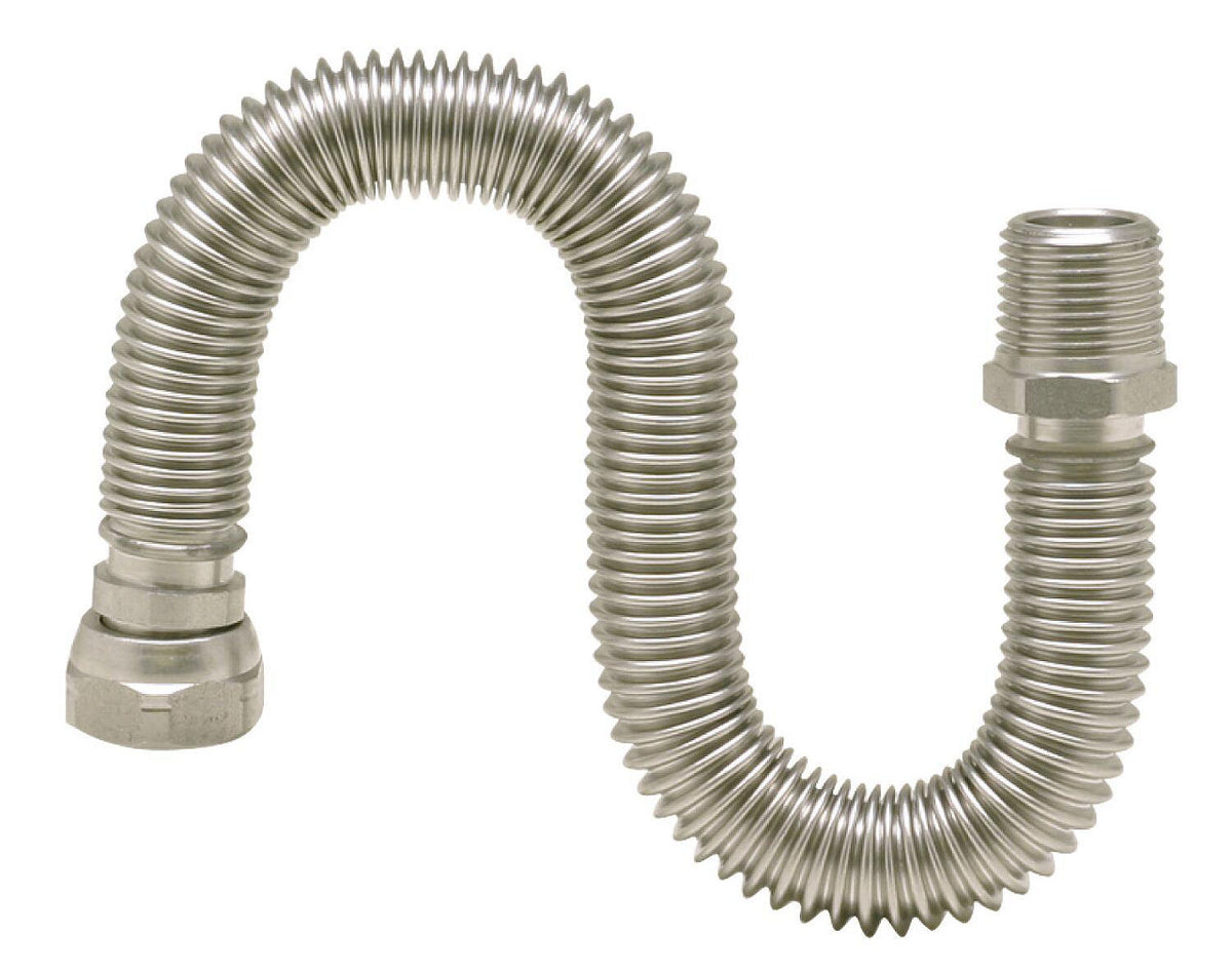 Flexible ondulé en acier inoxydable extensible, forme stable