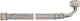 Flexible tressé inox KTW-A coudé femelle/mâle 3/8"
