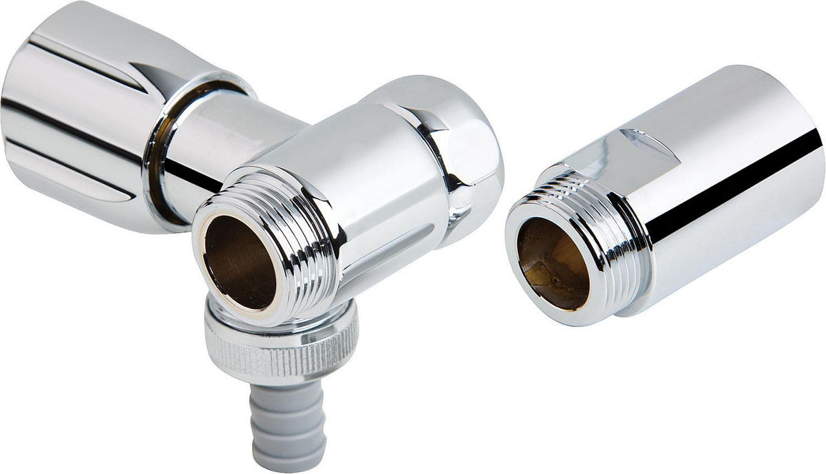Vanne de raccordement secondaire Schell Comfort avec clapet anti-retour pour robinetterie murale, DN 20 3/4", chromé