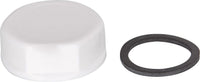 Bouchon obturateur DN 25 (1") plastique blanc avec joint