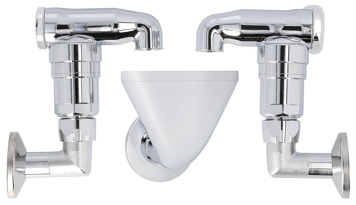 Aérateur double tube 1/2"x1" chromé Aalberts