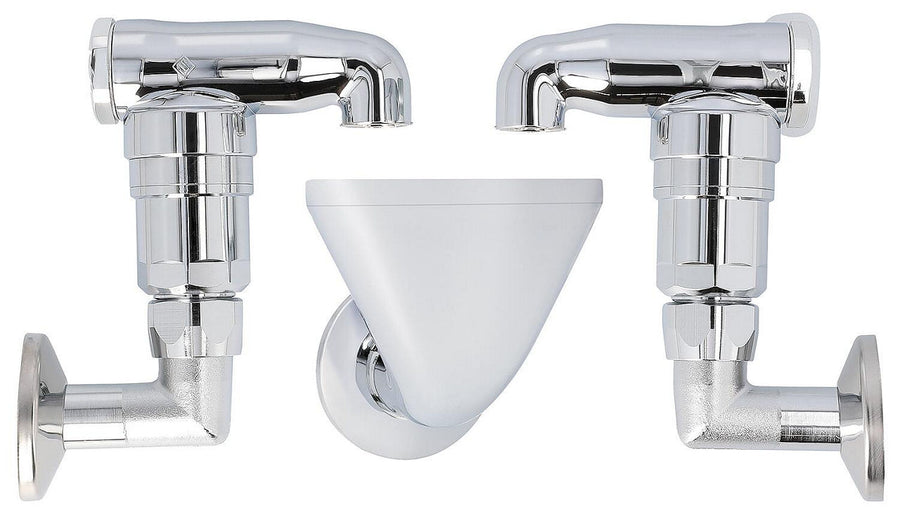 Aérateur double tube 1/2"x1" chromé Aalberts