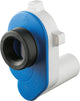 Siphon d'aspiration PE pour urinoir sortie horizontale pour tube 50 mm avec joint