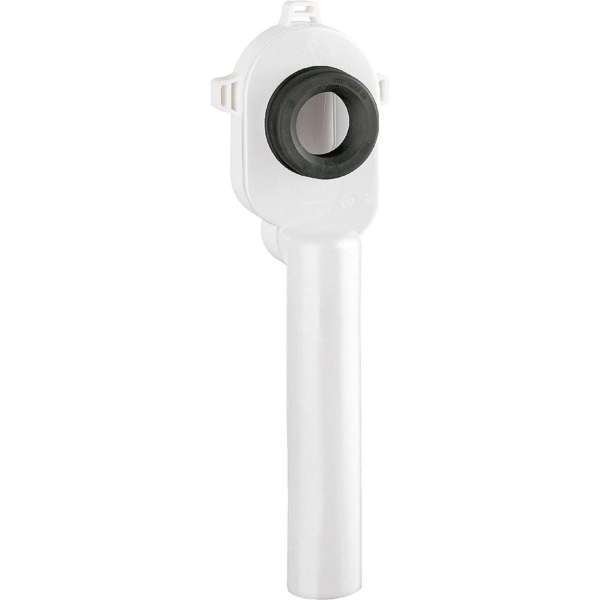 Siphon d'aspiration PE pour urinoir sortie verticale DN 50 blanc avec joint