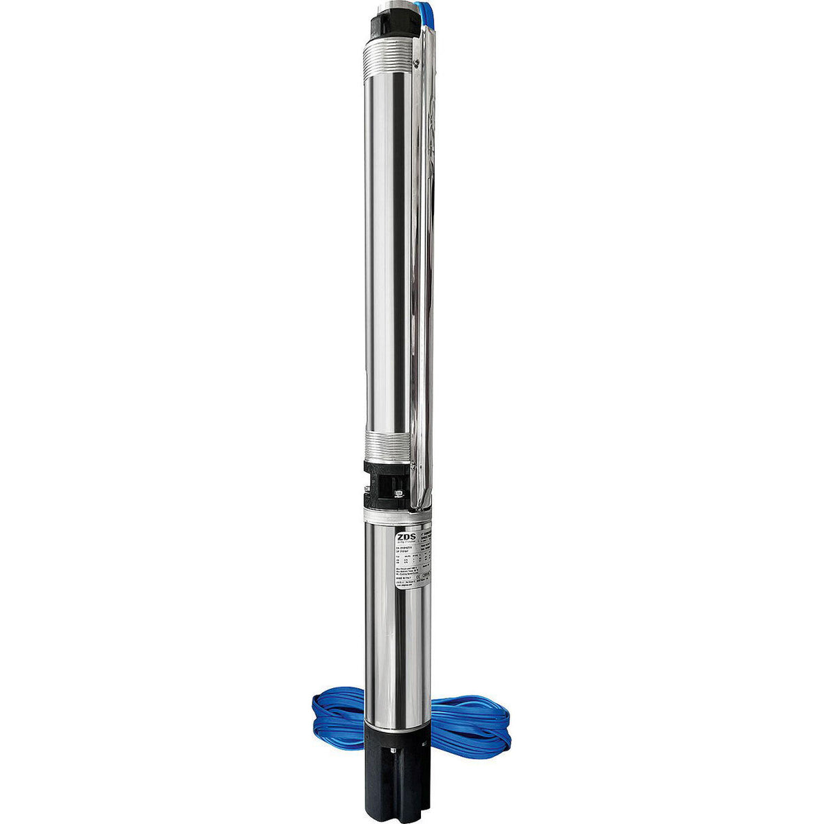 Pompe immergée de forage ZDS ZD.Jet R (techno-polymère, moteur refroidi par eau)