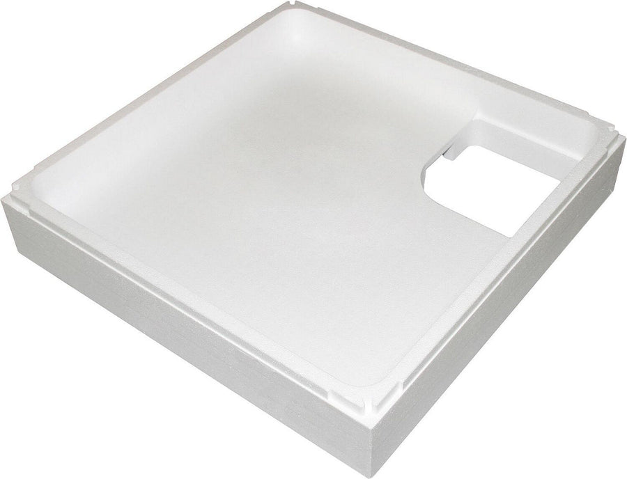 Tablier adapté au receveur de douche Edura, carré, ultra-plat