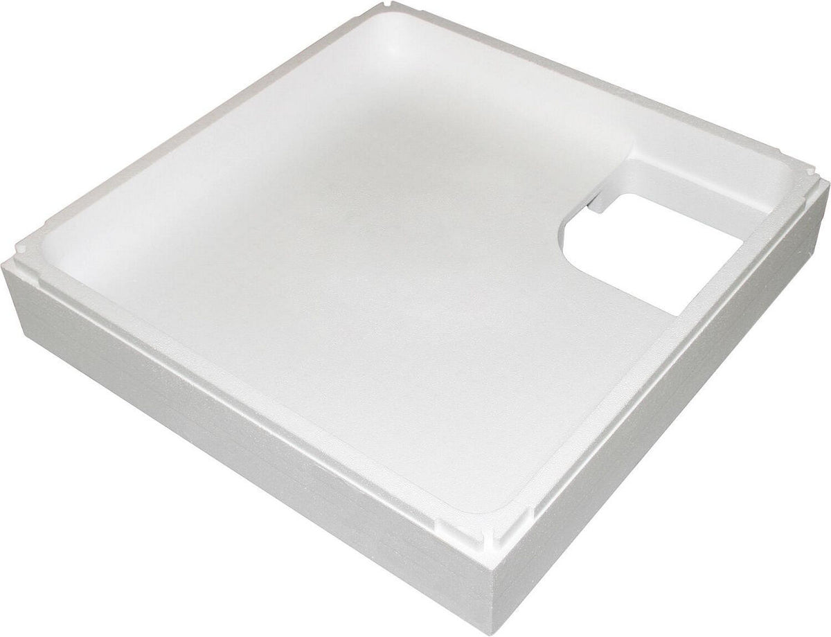 Tablier adapté au receveur de douche Edura, carré, ultra-plat