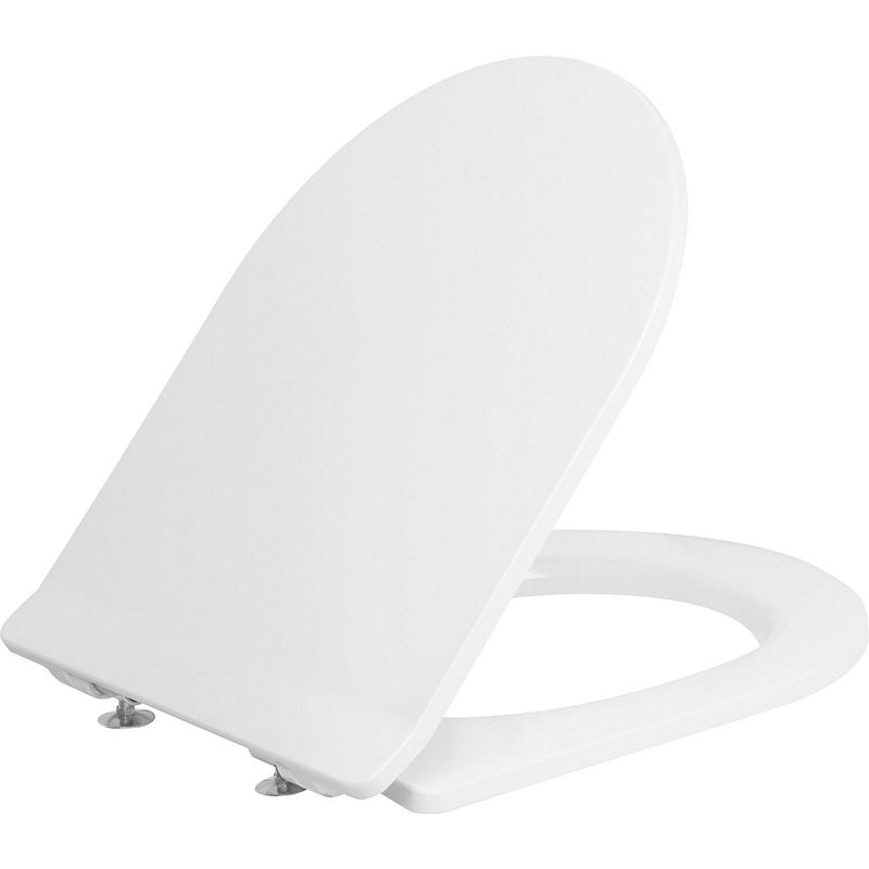 Abattant WC Design "Danio Slim" avec fermeture douce, duroplaste blanc