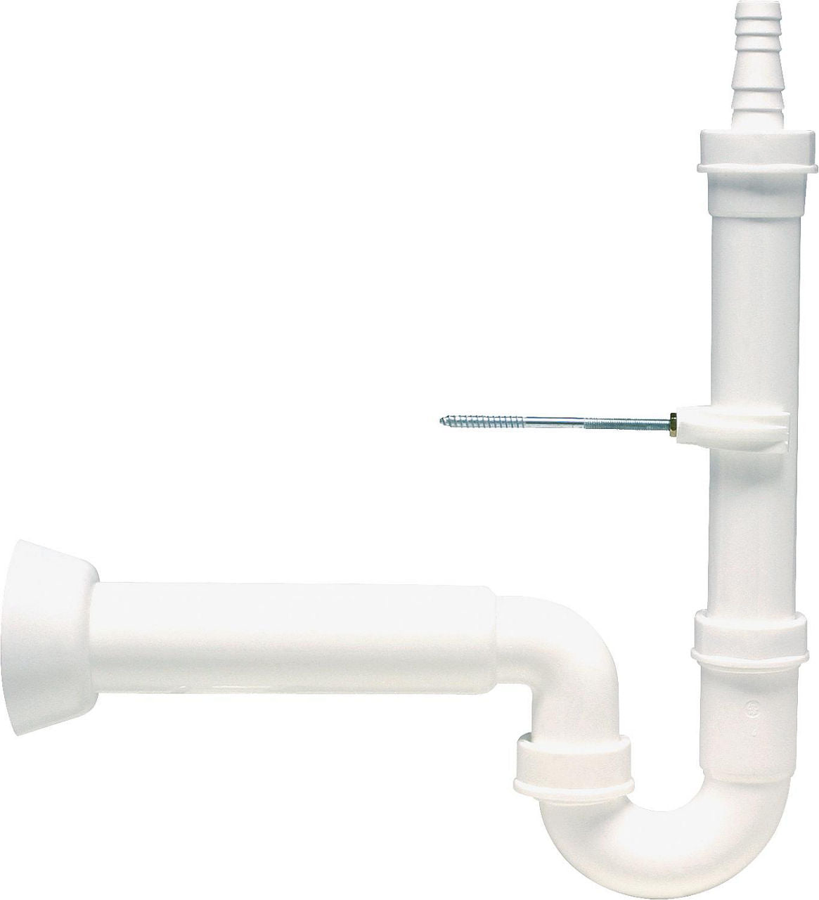 Siphon de machine à laver 1 1/2" DN 50 avec fixation murale