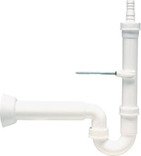Siphon de machine à laver 1 1/2" DN 50 avec fixation murale