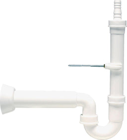 Siphon de machine à laver 1 1/2" DN 50 avec fixation murale