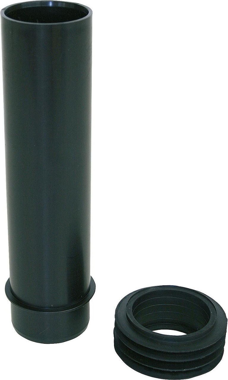 Embout d'écoulement WC Ø 55 mm avec raccord de tuyau de chasse longueur 180 mm
