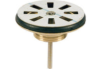 Bonde à tamis 1 1/4" chromée plateau tamis 80 mm diamètre individuelle