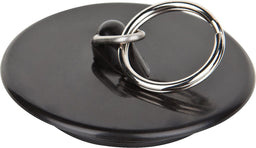 Bouchon avec grand anneau fendu pour écoulement Ø 45,5 mm noir