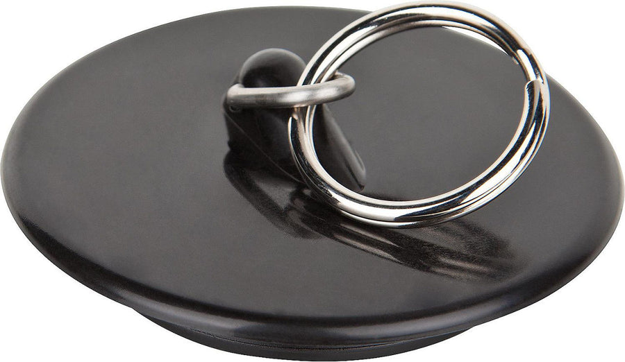 Bouchon avec grand anneau fendu pour écoulement Ø 45,5 mm noir