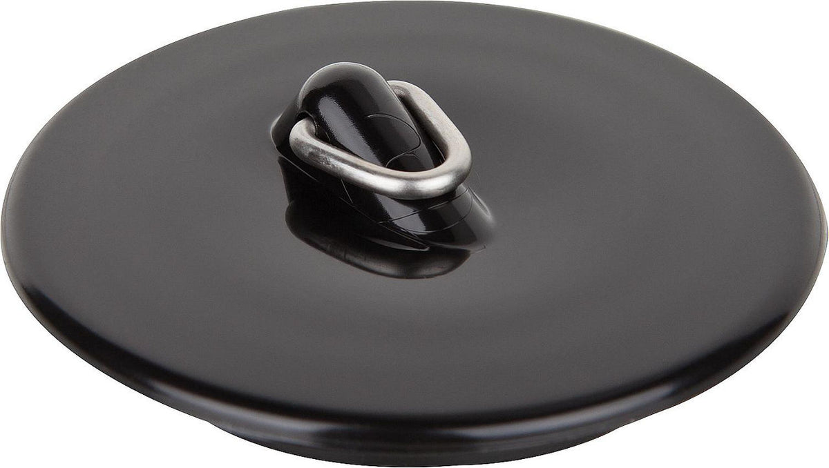 Bouchon avec gâche triangulaire pour écoulement diamètre 45 mm noir