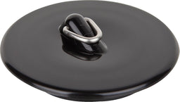 Bouchon avec gâche triangulaire pour écoulement diamètre 45 mm noir