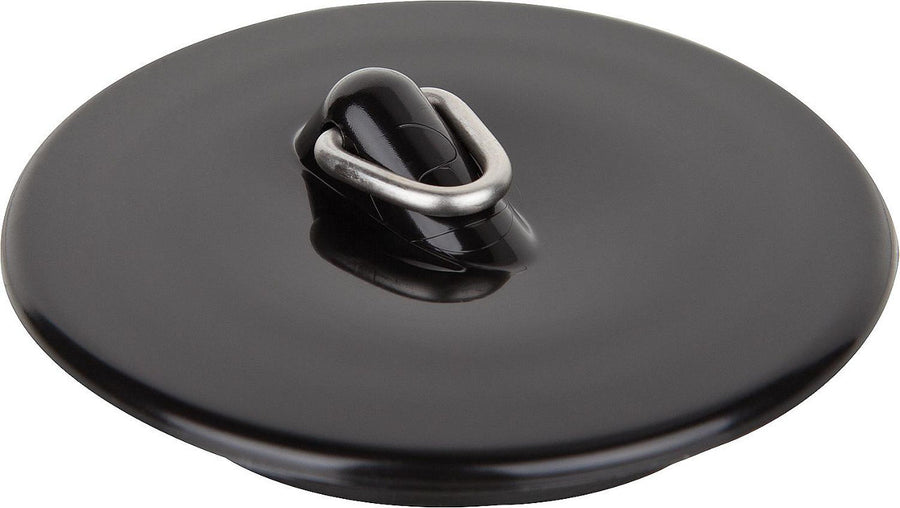 Bouchon avec gâche triangulaire pour écoulement diamètre 45 mm noir