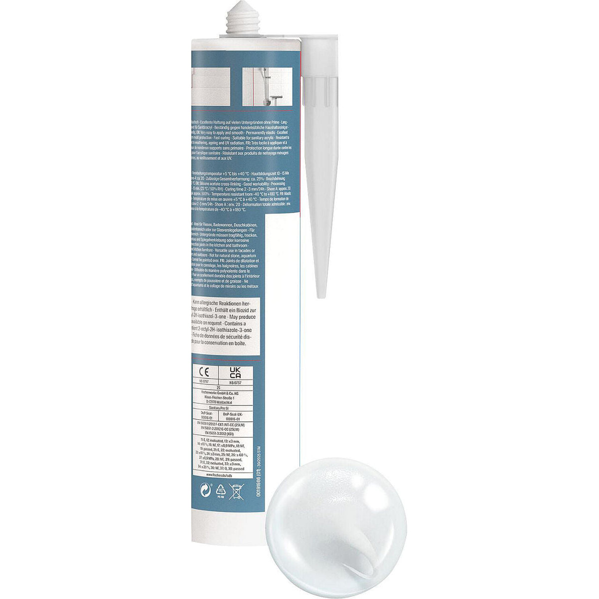 Silicone sanitaire 310 ml / 1 pièce