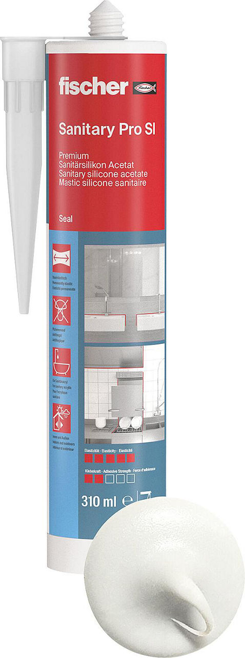 Silicone sanitaire 310 ml / 1 pièce