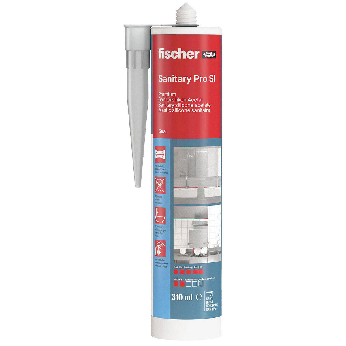 Silicone sanitaire 310 ml / 1 pièce