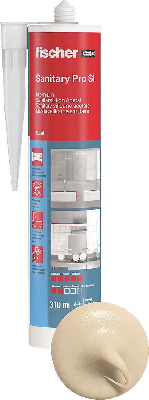 Silicone sanitaire 310 ml / 1 pièce