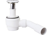 Écoulement pour bac à douche avec tube télescopique 11/2"x50, tuyau d'écoulement 50/40