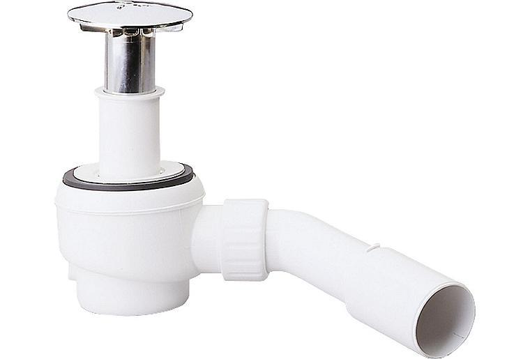 Écoulement pour bac à douche avec tube télescopique 11/2"x50, tuyau d'écoulement 50/40