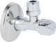 EVENES Vanne d'angle DN15 (1/2") auto-étanche avec ELB