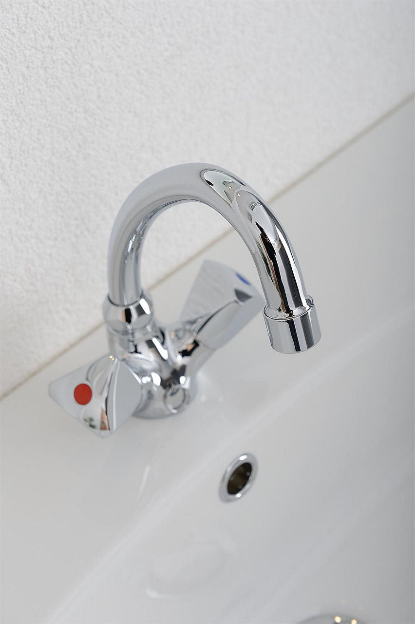 Mélangeur de lavabo Evenes Etou saillie 134mm chromé