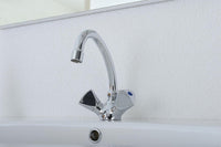 Mélangeur de lavabo Evenes Etou saillie 134mm chromé