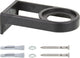 Fixation murale pour bac plastique OHA Nina, noir