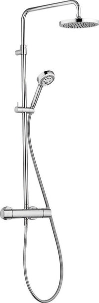 Kludi Logo Brausestange Chrom, Kopfbrause Ø 200 mm