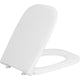 Abattant WC Duravit D-Code fermeture douce, weiss pour Compact WC