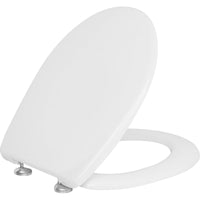 Abattant WC Twist-Clean (INOX) antibakteriell inoxbefestigung blanc en duroplaste